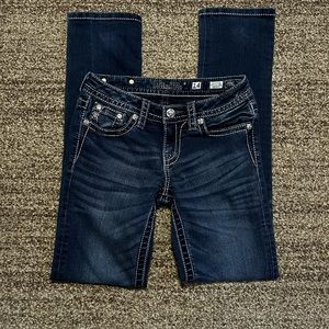 NWOT Girls Miss Me skinny jeans with a 28 1/2” inseam.